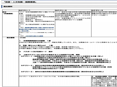 日本工作簽證更新需要的材料